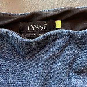 Lysse denim leggings with pockets